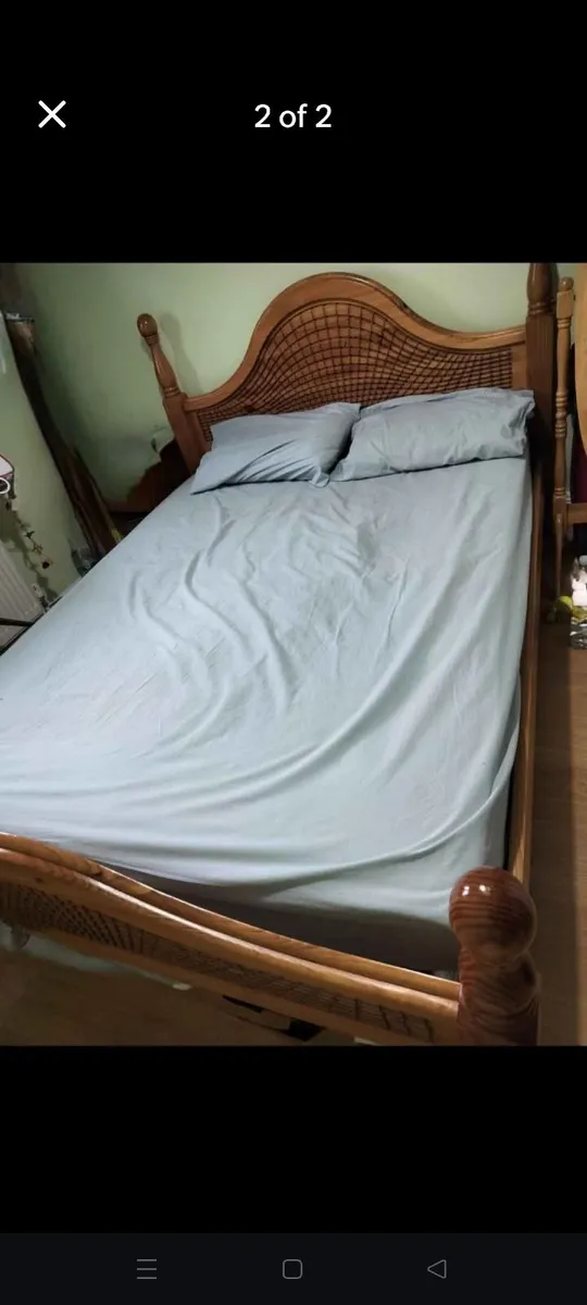King Wooden Bed Frame for Sale - Image 2