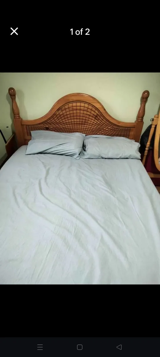 King Wooden Bed Frame for Sale - Image 1