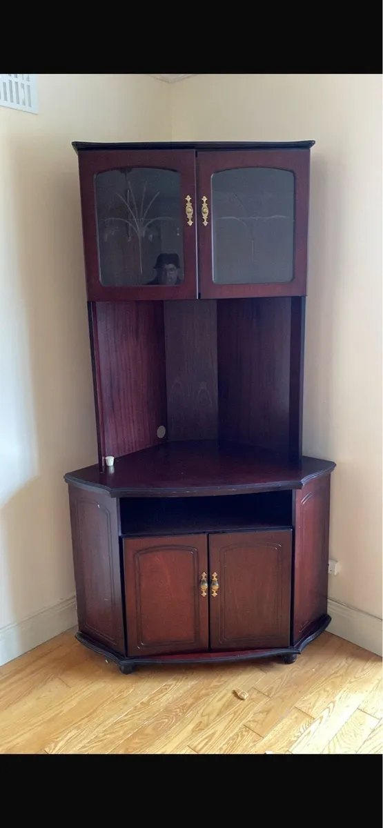 mahogany corner units - Image 1