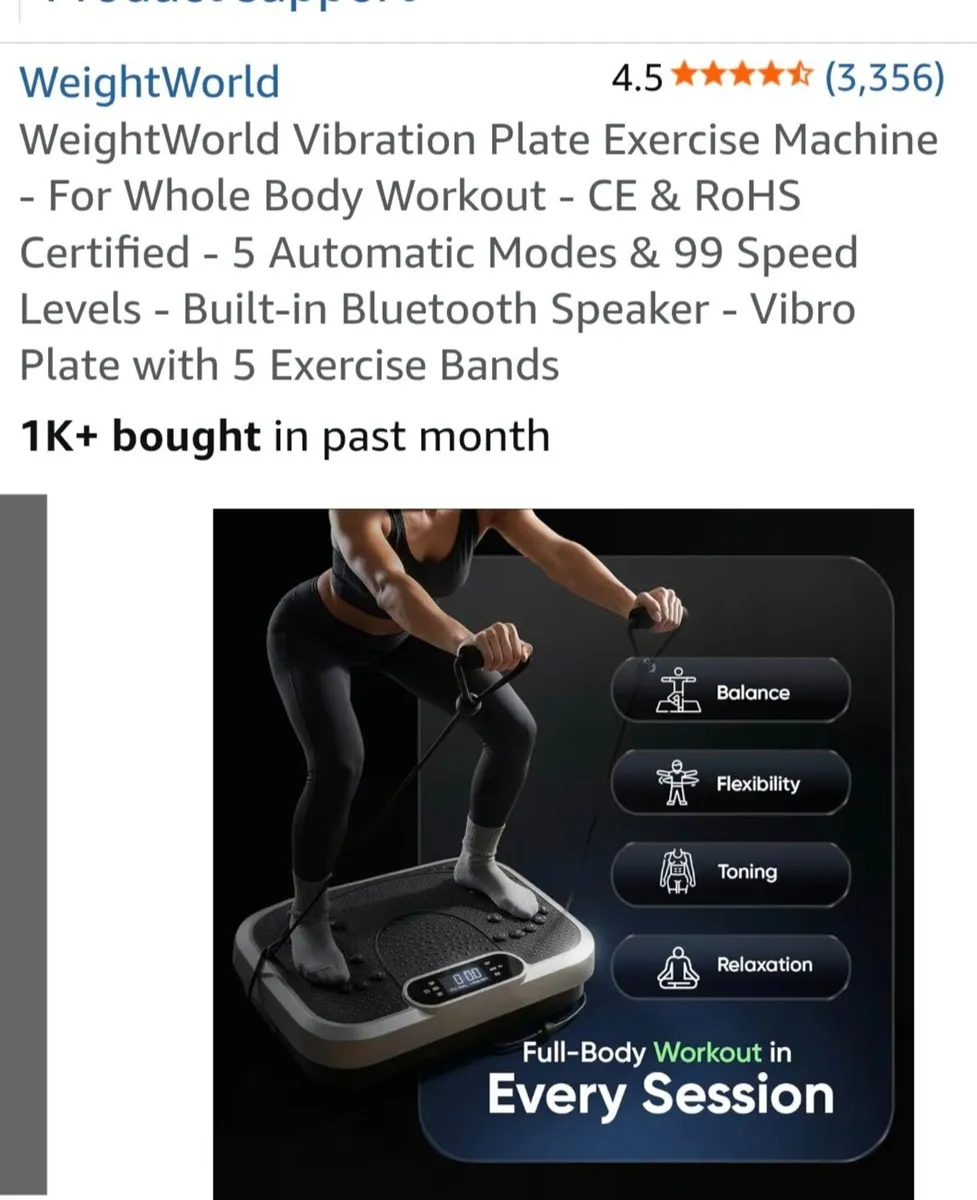 Exercise vibration plate - Image 2