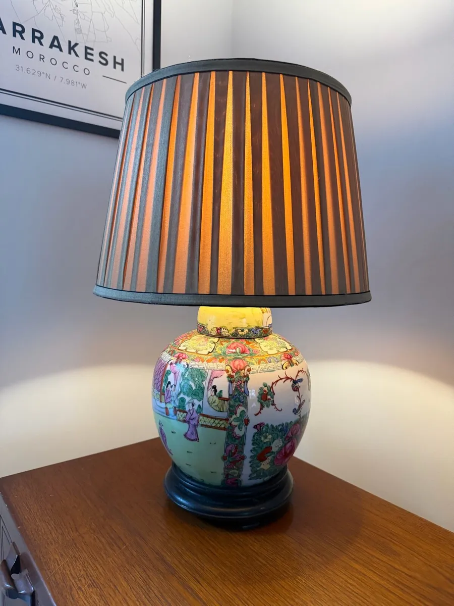 Vintage Ginger Jar Lamp - Image 2