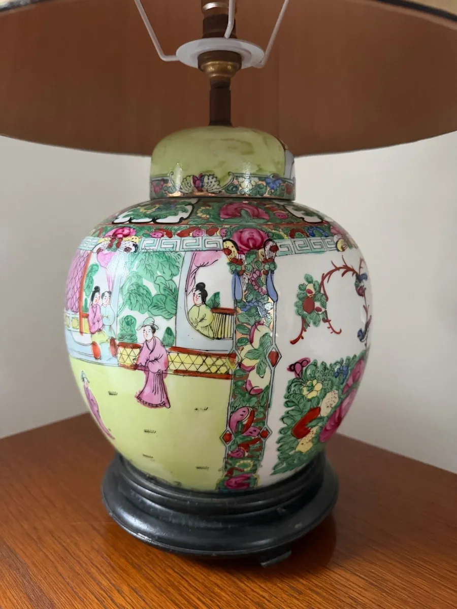 Vintage Ginger Jar Lamp - Image 3