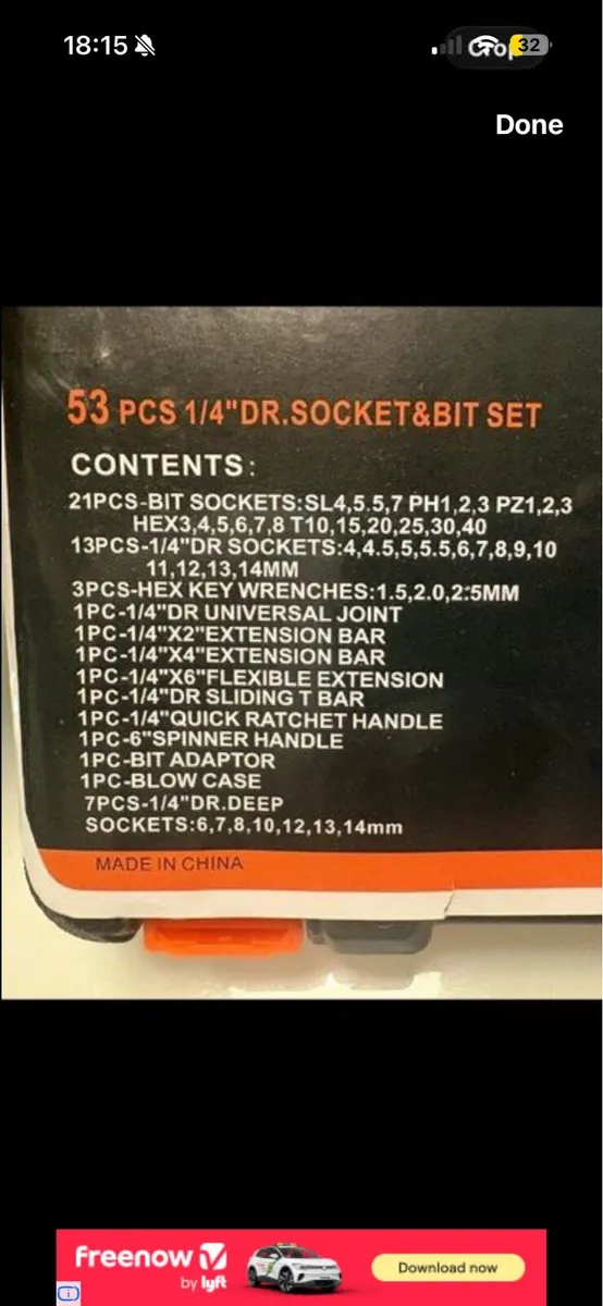 Tool . Socket set . - Image 2