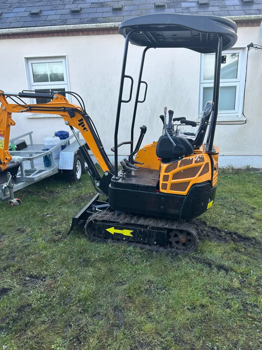 1.5 Tonne mini digger for hire - Image 1