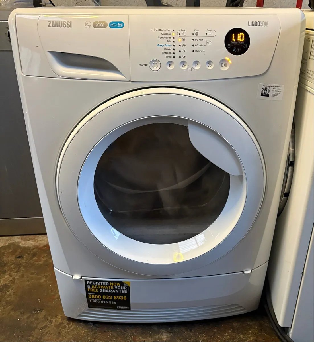 Zanussi Condenser Dryer - 8kg Drum