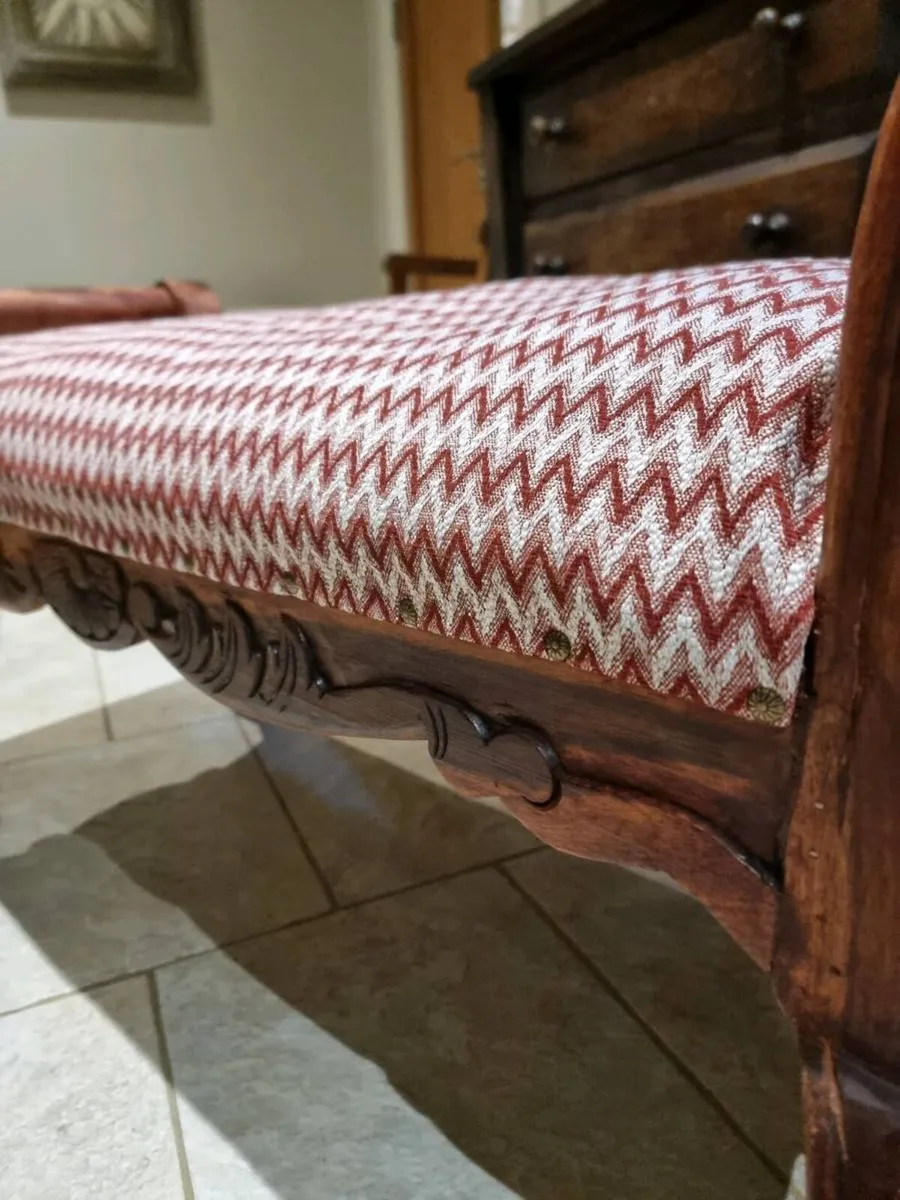 Beautiful Carved Bench - Image 4