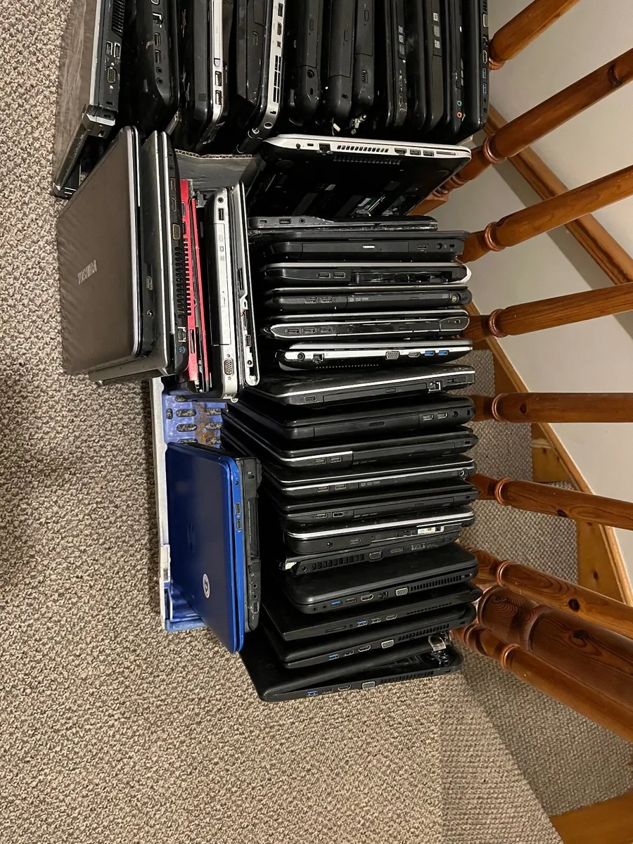 Laptops for Parts (Lot 60 pcs, Various Models) - Image 3