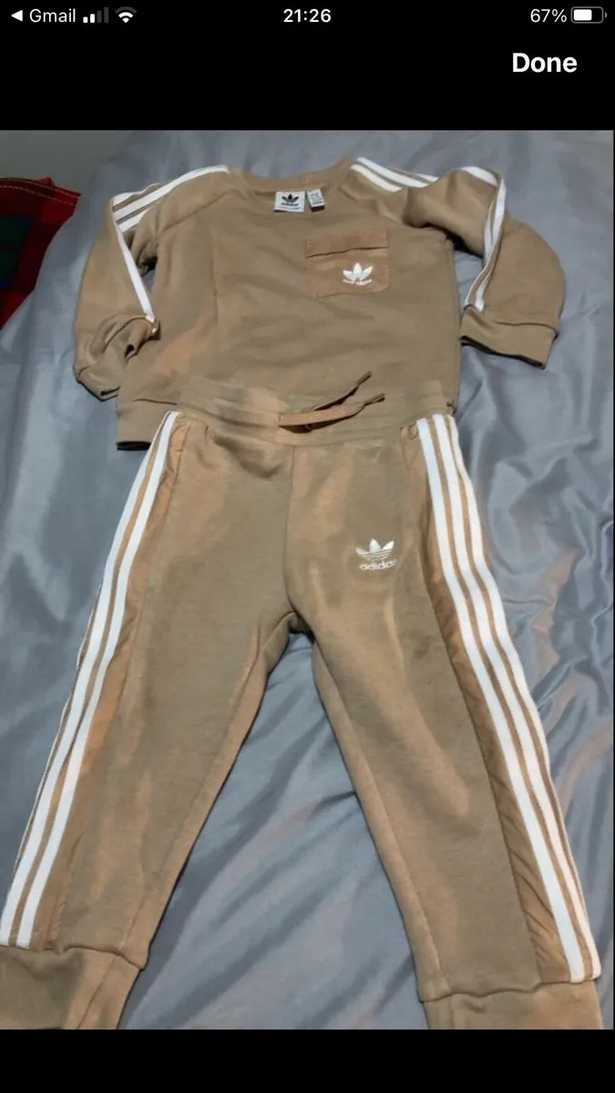 Boys adidas tracksuit 18/24 mths €10 - Image 2