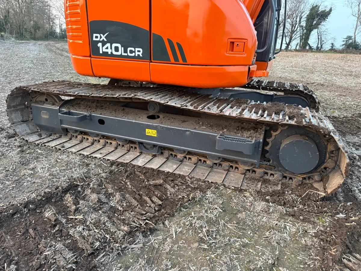 2013 Doosan DX140 Zero swing 7700 hours €29950 - Image 3