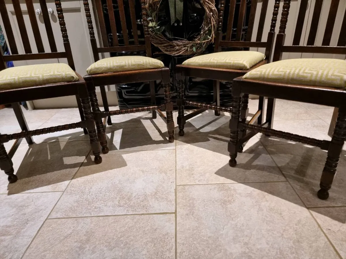 Stunning Antique Chairs x 4 - Image 2