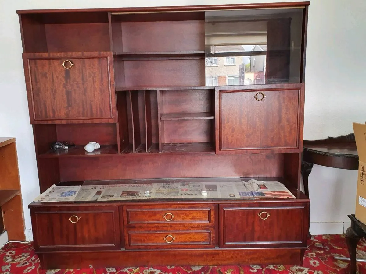 Living Room Cabinet Mahogany - Image 2
