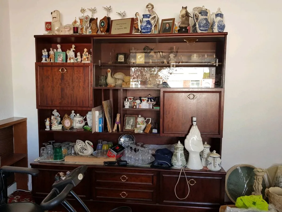 Living Room Cabinet Mahogany - Image 1