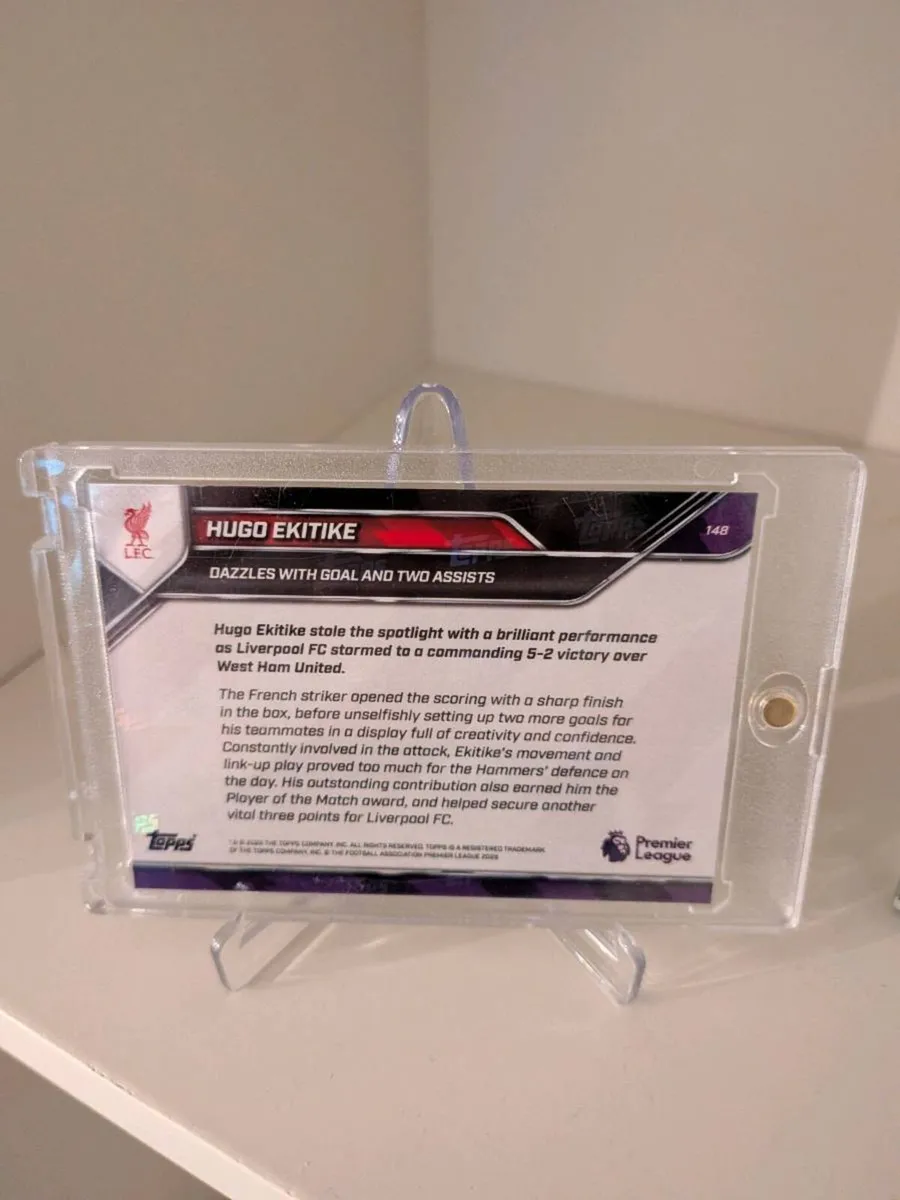 Hugo Ekitike Liverpool Topps Now card - Image 3