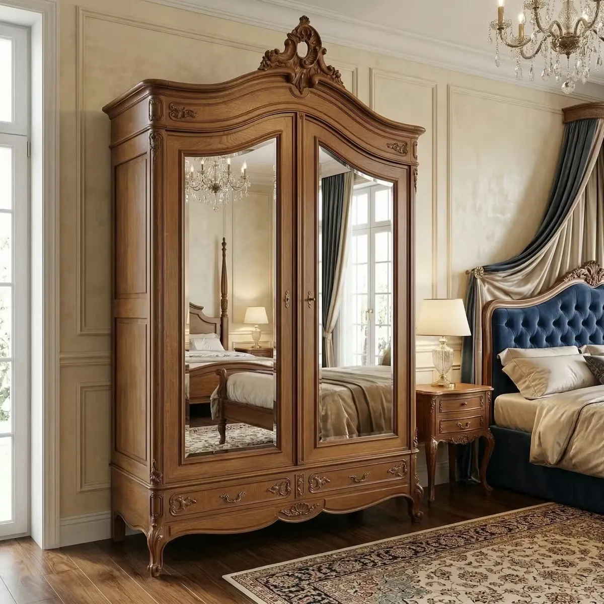 Very fine French wardrobe in very good condition - Image 1