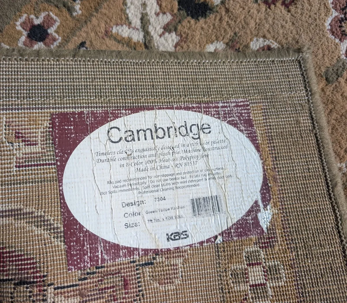 High quality Cambridge rug - Image 3