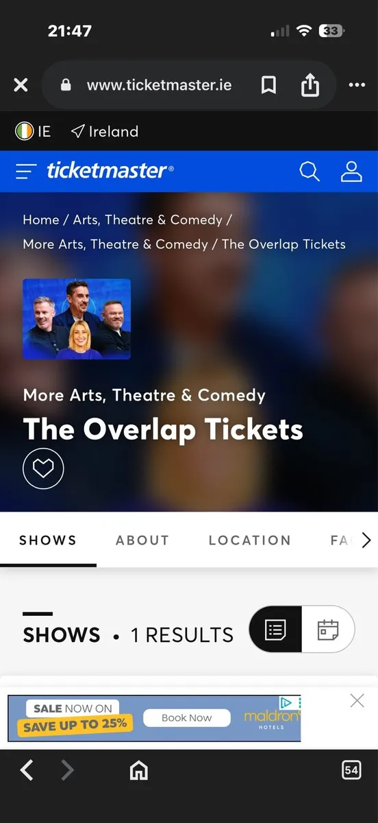 Overlap Tickets