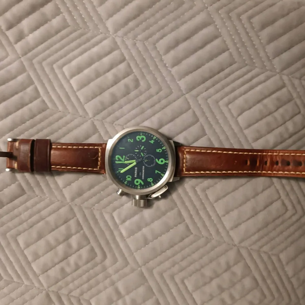 Parnis Lefty Big Dial Watch - Image 1