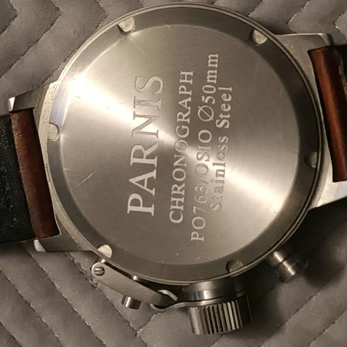 Parnis Lefty Big Dial Watch - Image 3