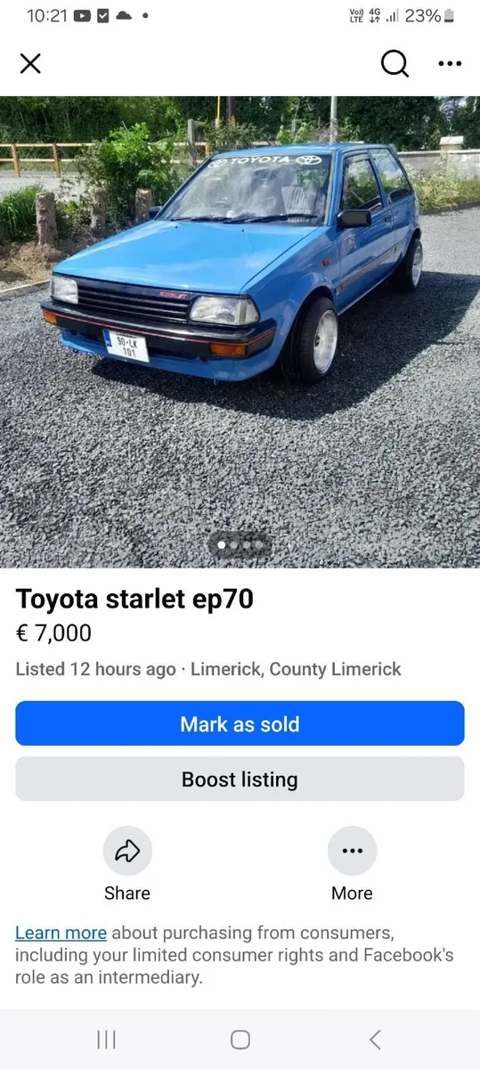 Toyota Starlet 1990 - Image 1