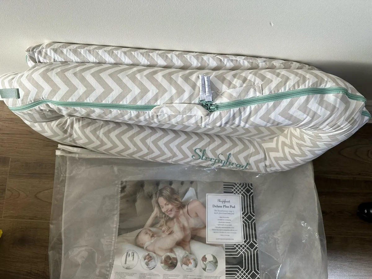 Sleepyhead Deluxe Plus Pod baby lounger. - Image 2