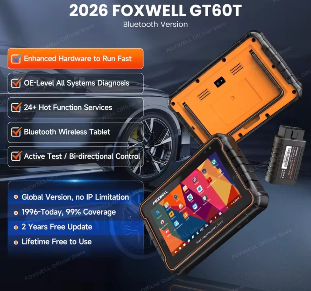 2026 FOXWELL GT60 OBD2 Diagnostic Tool - Image 4