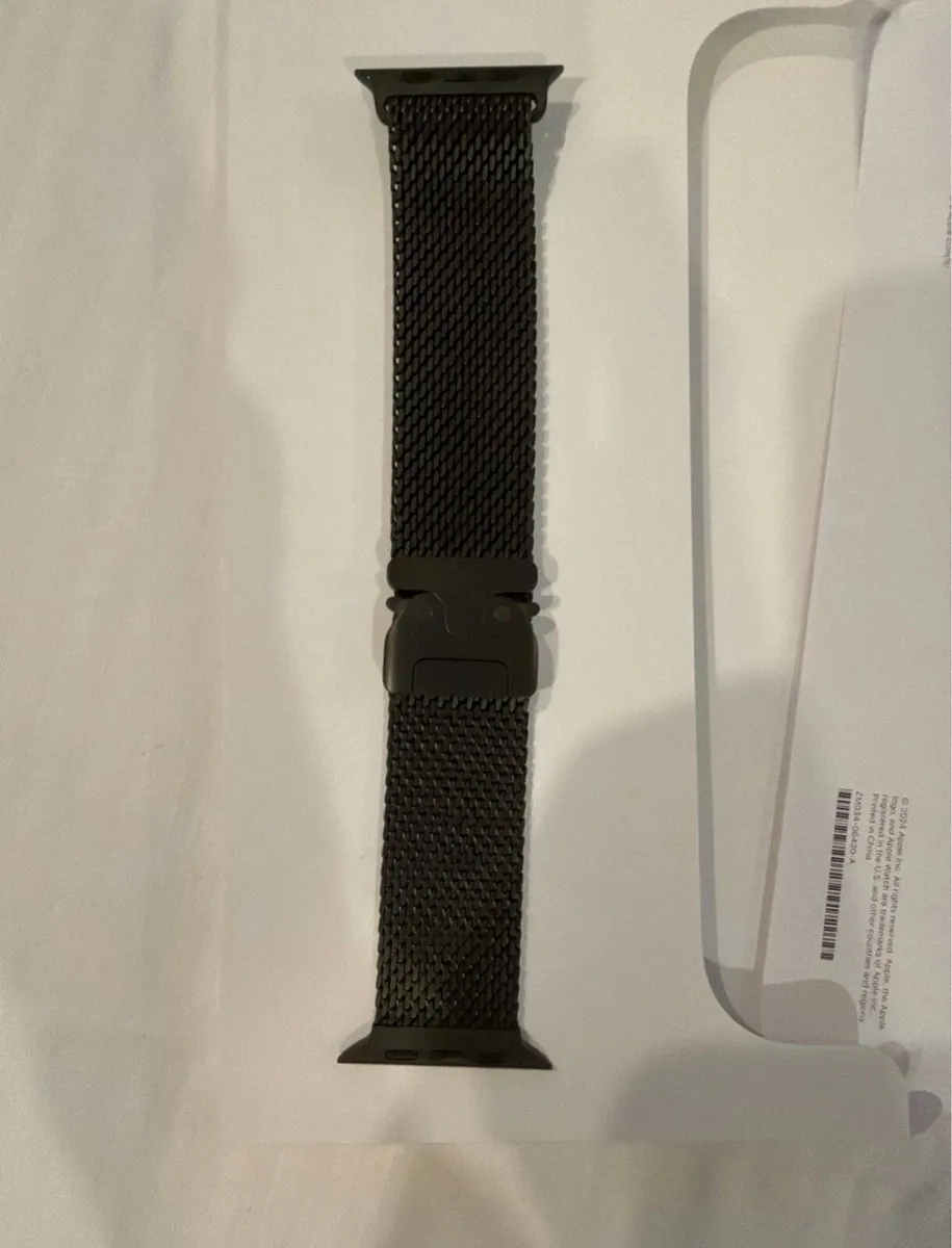 Apple Watch Ultra 3 49mm Black Titanium Strap - Image 1