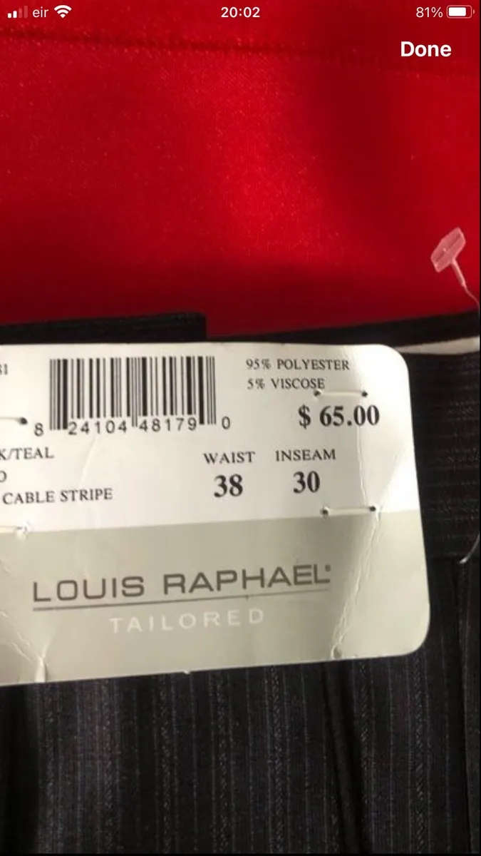 Mens BNWT trousers W38”x L30” €20 - Image 4