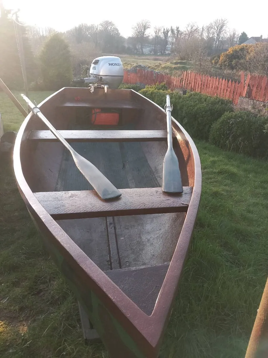 Boat engine trailer oars - Image 1