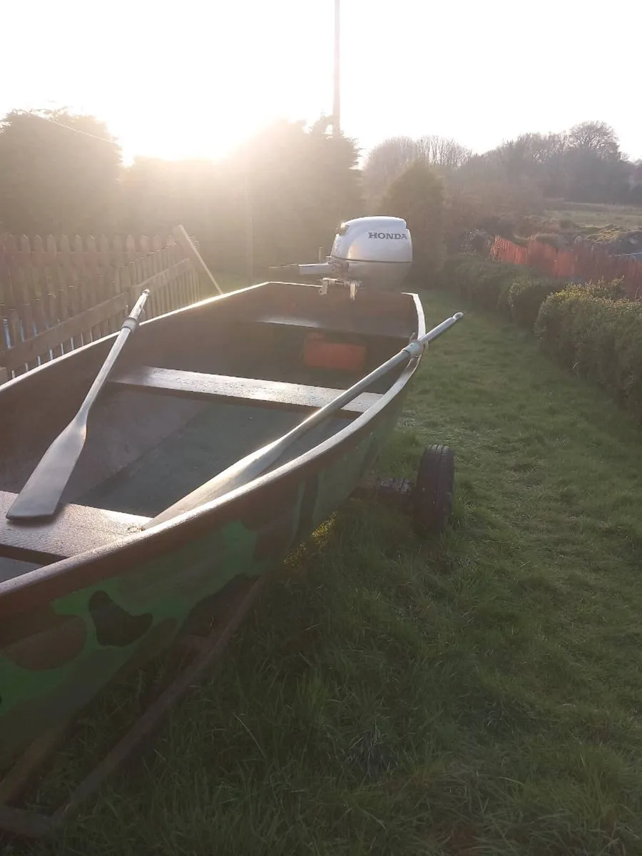 Boat engine trailer oars - Image 2