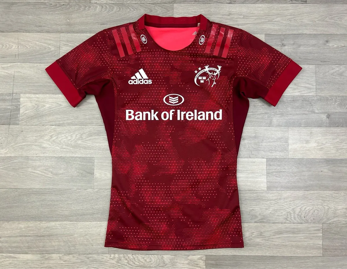 Adidas Munster Rugby Player Issue Jersey Shirt M - Image 1