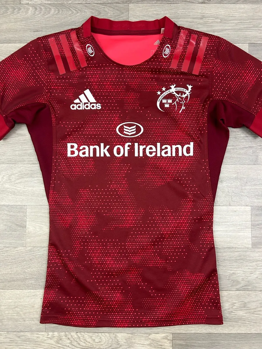 Adidas Munster Rugby Player Issue Jersey Shirt M - Image 2
