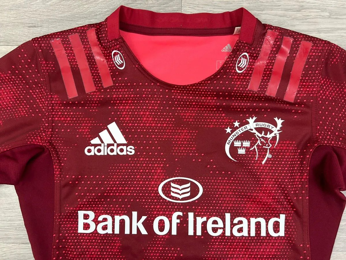Adidas Munster Rugby Player Issue Jersey Shirt M - Image 3