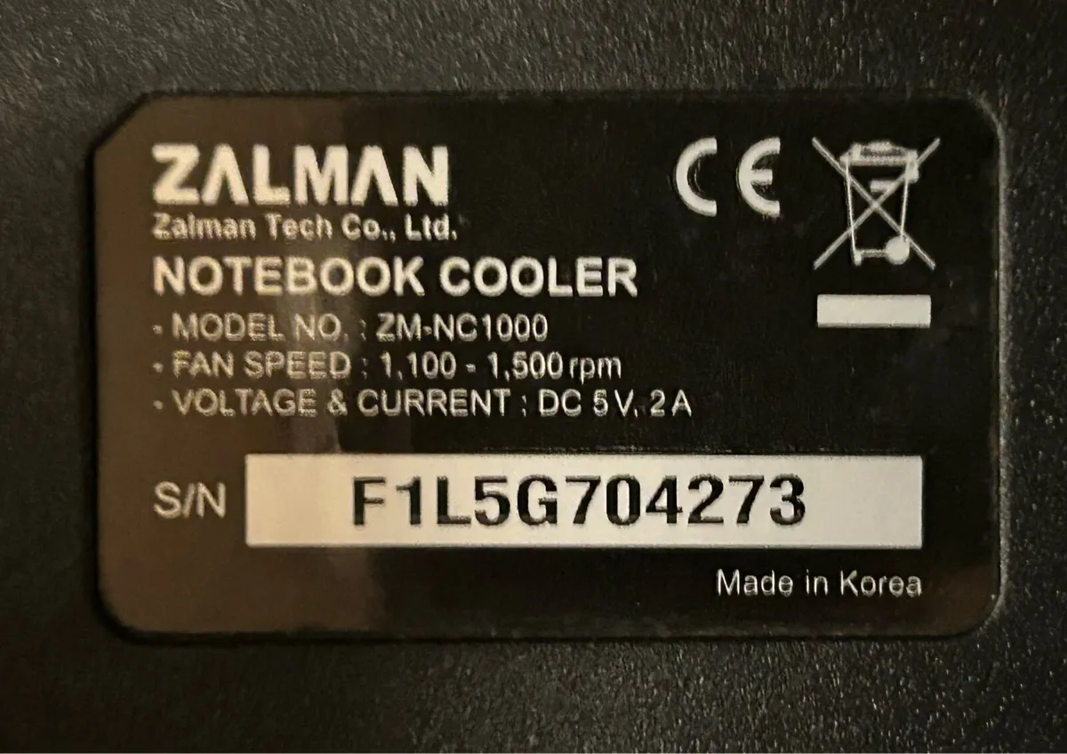 Laptop cooler stand - ZM-NC 1000 - Image 3