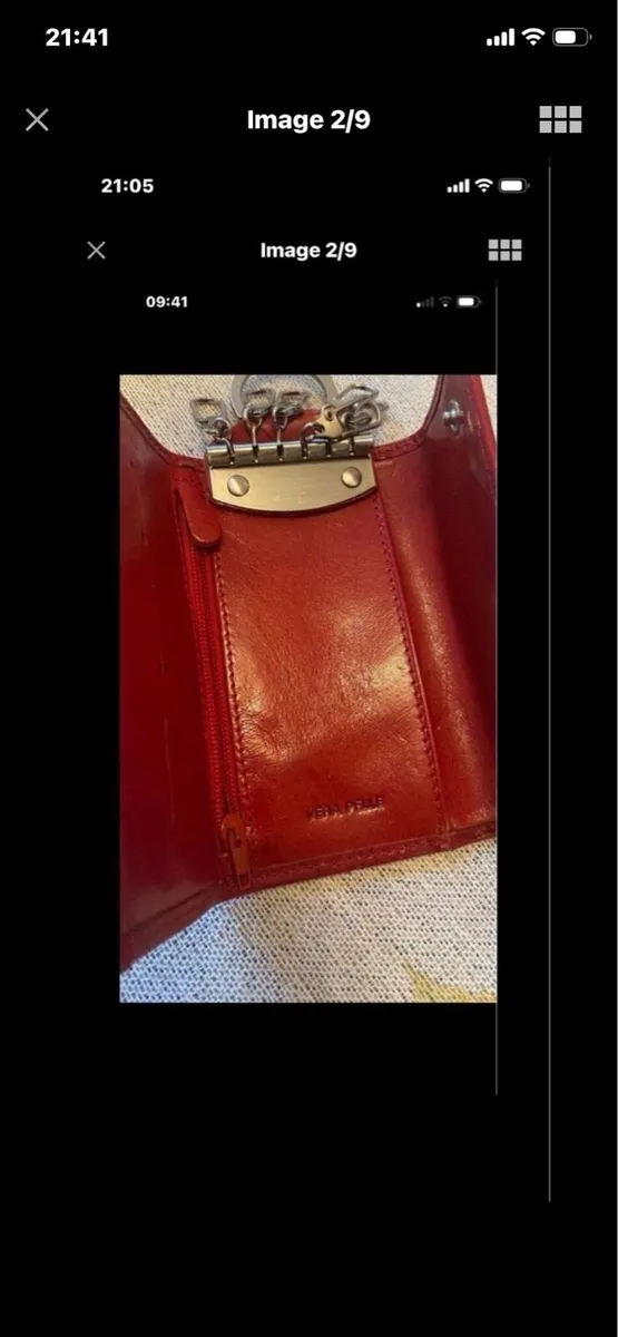 Leather Key Wallet - Vera Pelle - Image 2