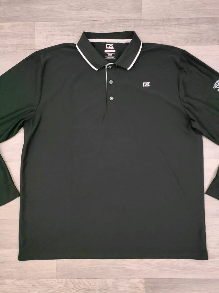 Cutter & Buck Long Sleeve Golf Polo Shirt Mens 3XL - Image 2