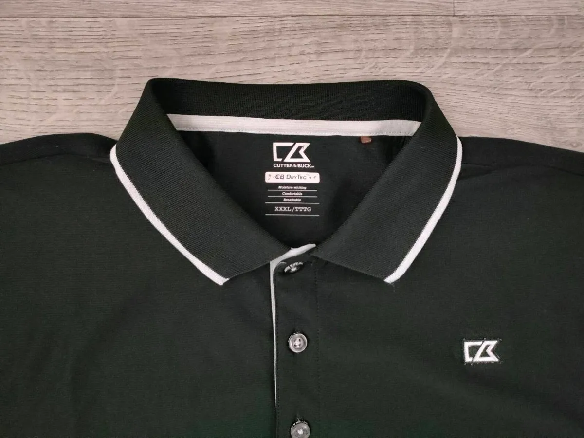 Cutter & Buck Long Sleeve Golf Polo Shirt Mens 3XL - Image 4