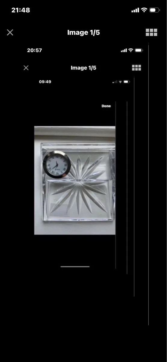 Waterford Crystal Desk Clock - Image 1