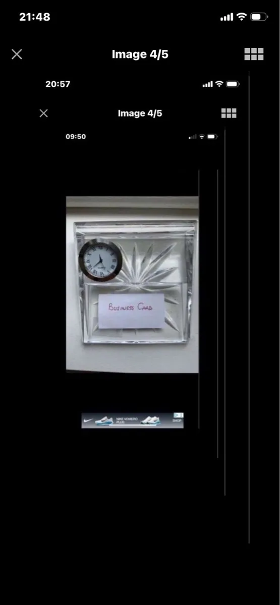 Waterford Crystal Desk Clock - Image 4