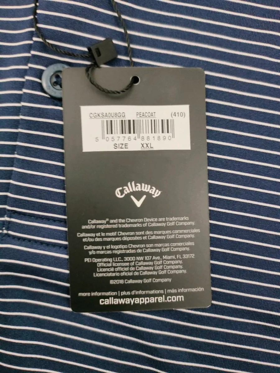 NEW Callaway Golf Polo Shirt Mens XXL - Image 4