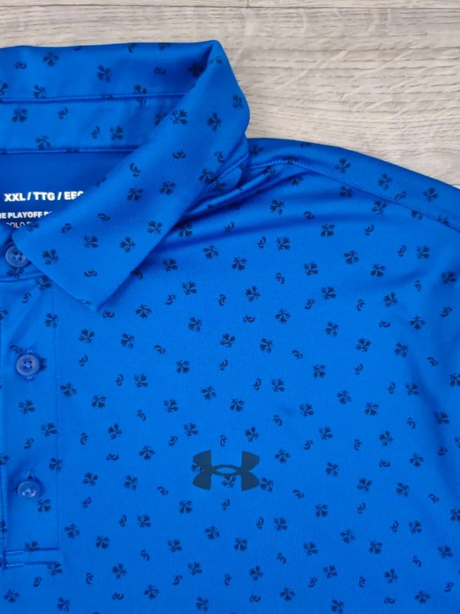 Under Armour The Playoff Golf Polo Shirt Mens XXL - Image 3