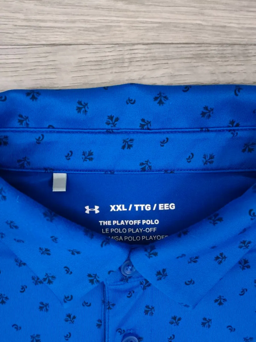Under Armour The Playoff Golf Polo Shirt Mens XXL - Image 4