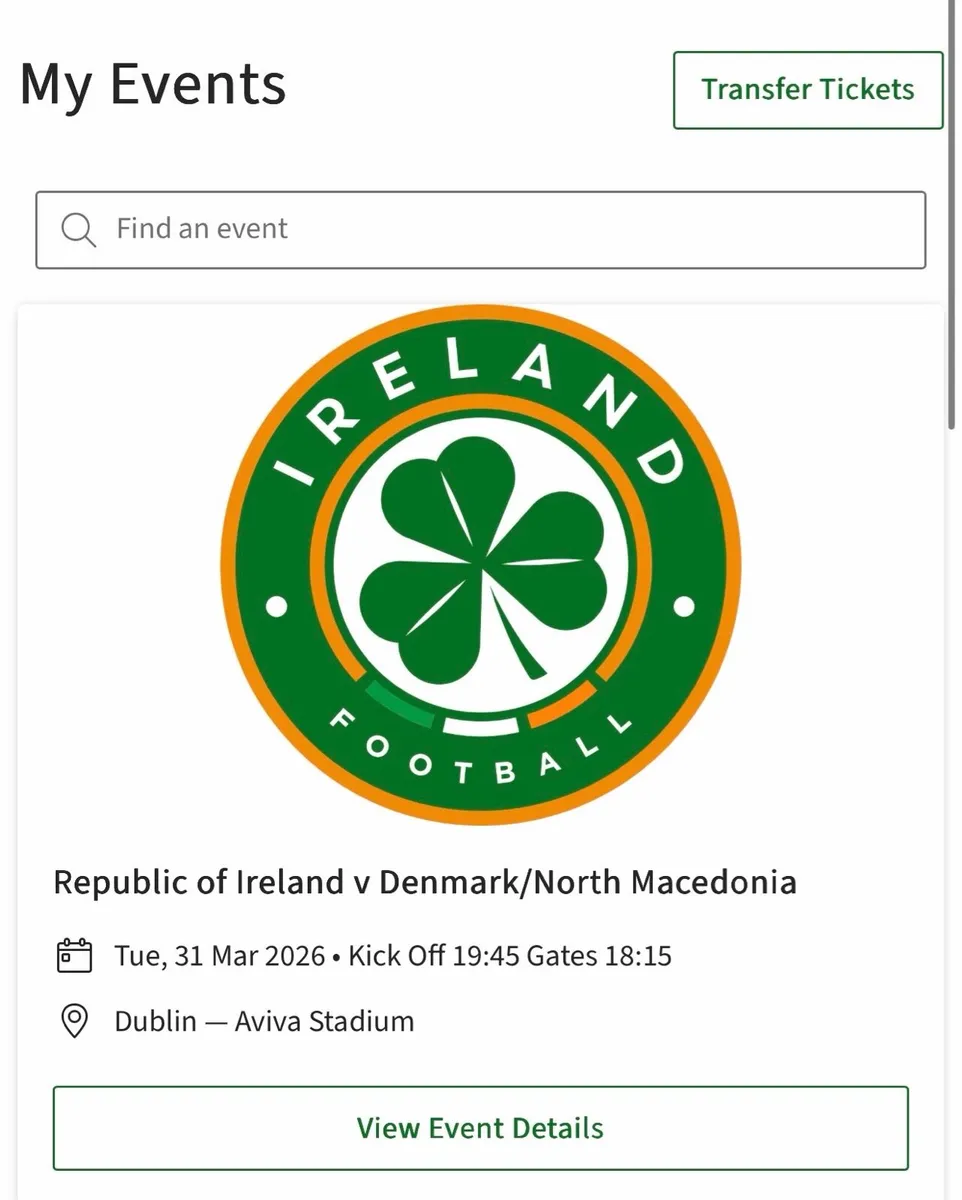 Republic of Ireland V Denmark/ - Image 2