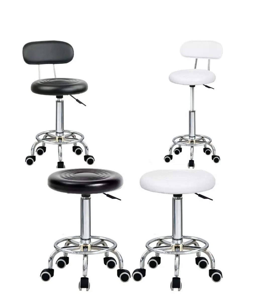 NEW Salon Stool Adjustable Swivel Chair - Image 1
