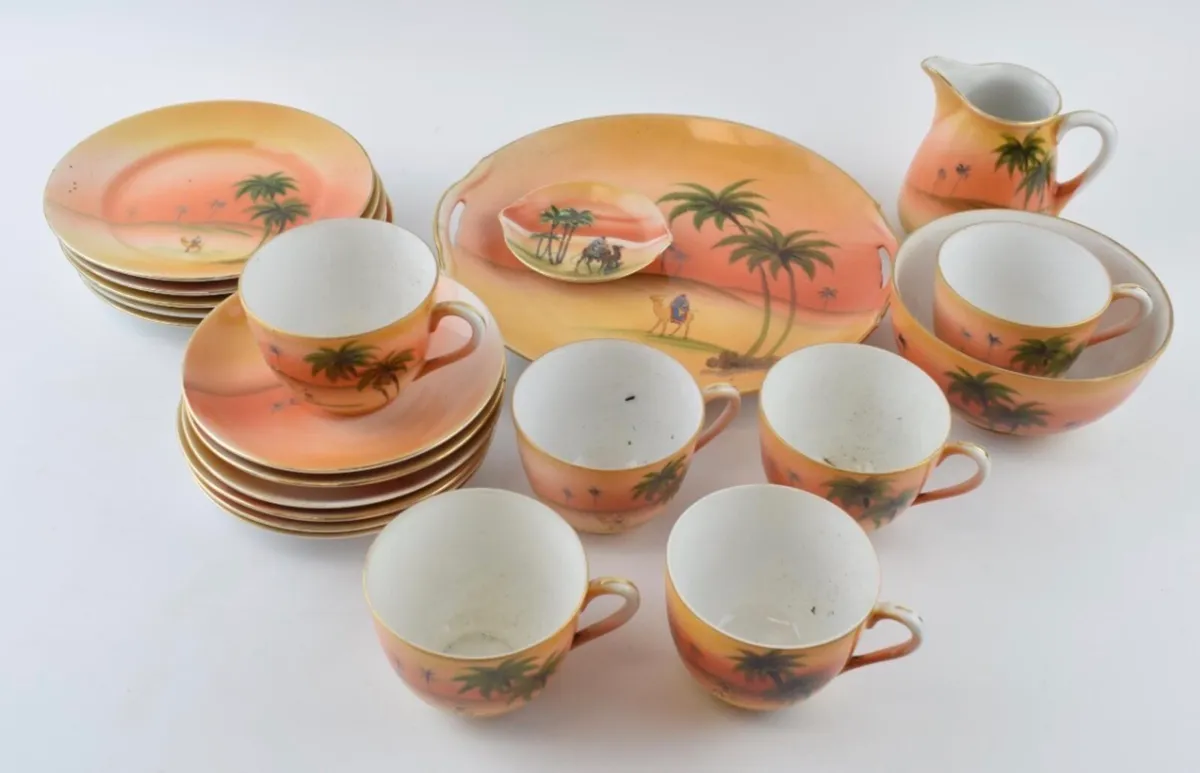 Vintage Noritake China Tea Set - Image 1