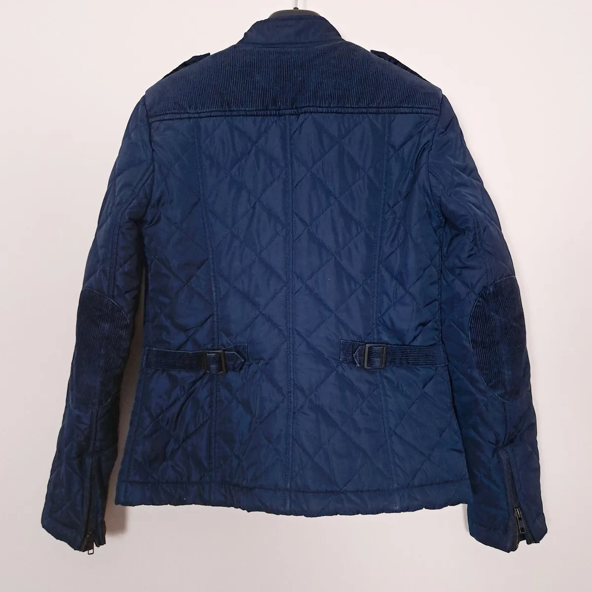 French Connection Navy Blue Quilted Jacket 8UK - Image 3