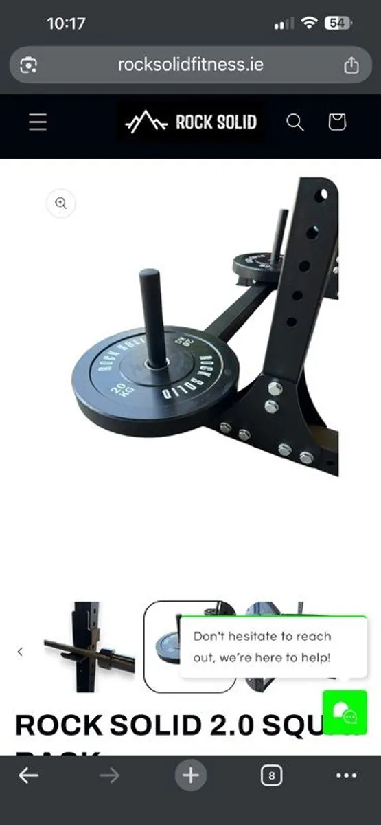 Squat Rack with Squatter Arms and Pull Up Bar - Image 3