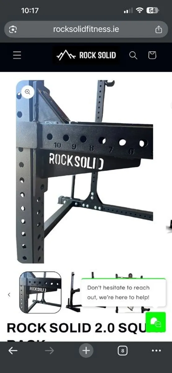 Squat Rack with Squatter Arms and Pull Up Bar - Image 4