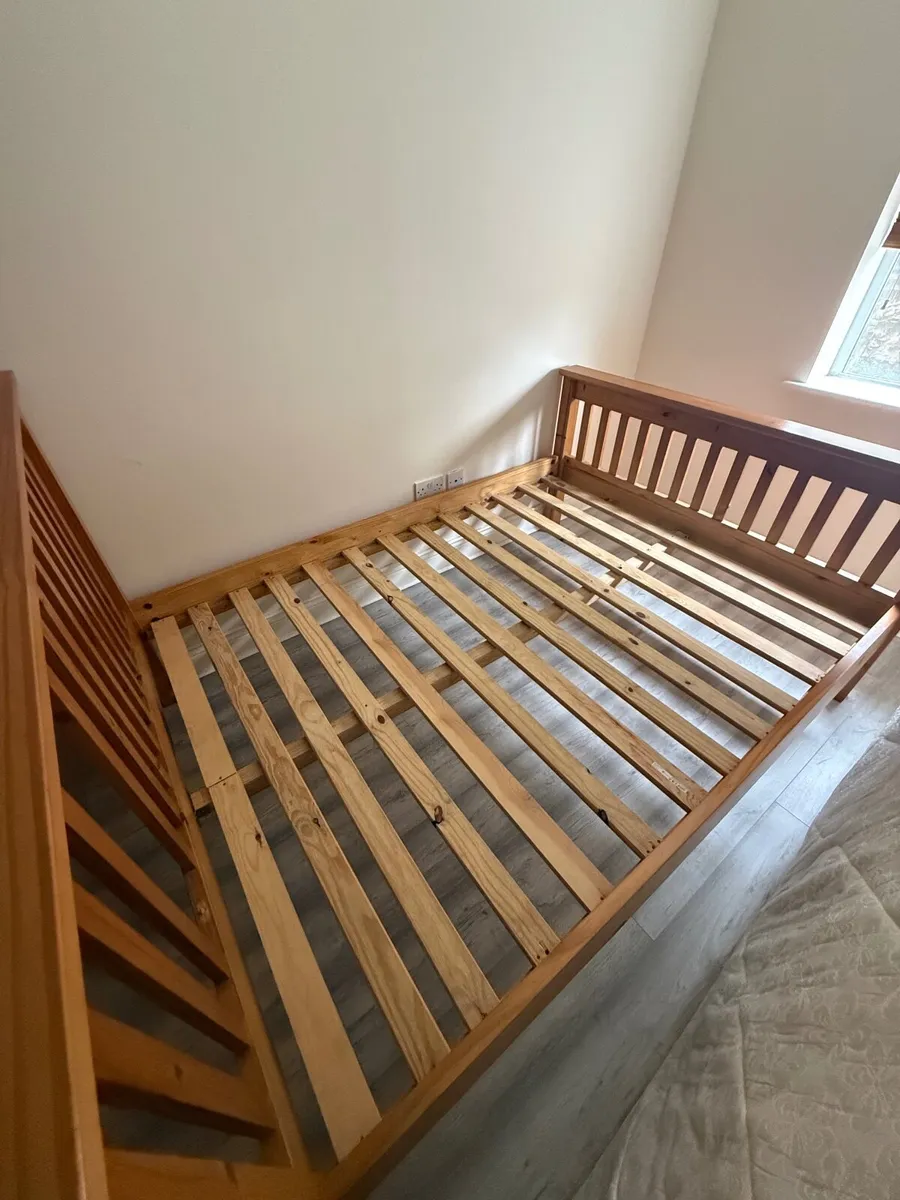 Solid Wooden Bed Frame - Image 2