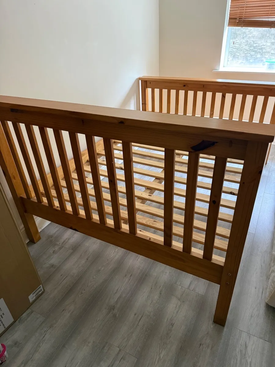 Solid Wooden Bed Frame - Image 3