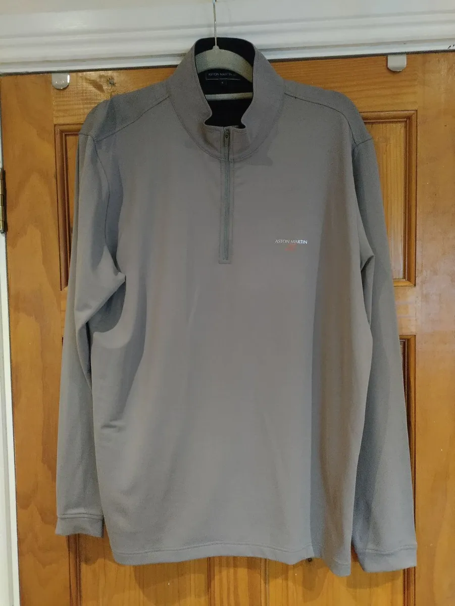 Aston Martin 1/4 zip sweater L - Image 1